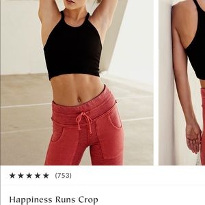 FREE PEOPLE HAPPINESS RUNS CROP